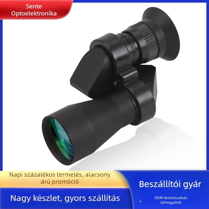 Jobb oldali monokuláris teleszkóp, modell 1000X20, 8x nagyítás, látómező 7°, kilépő pupilla 3,6 mm