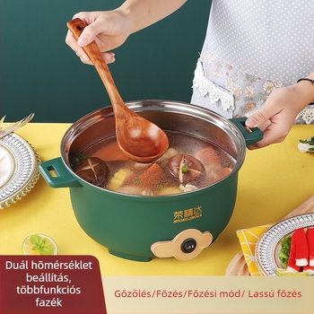 Elektromos hot pot | 800 W | kapacitás 2–3 L | belső tál rozsdamentes acélból | műanyag külső | nyomógombos vezérlés