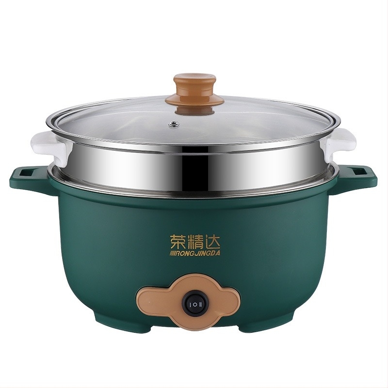 Elektromos hot pot | 800 W | kapacitás 2–3 L | belső tál rozsdamentes acélból | műanyag külső | nyomógombos vezérlés