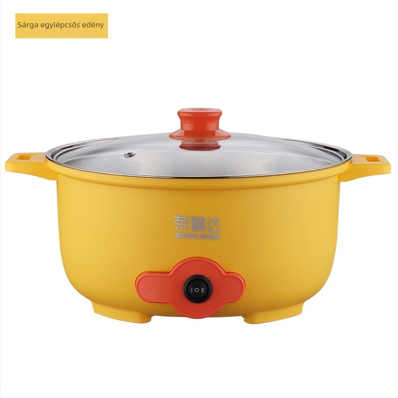 Elektromos hot pot | 800 W | kapacitás 2–3 L | belső tál rozsdamentes acélból | műanyag külső | nyomógombos vezérlés