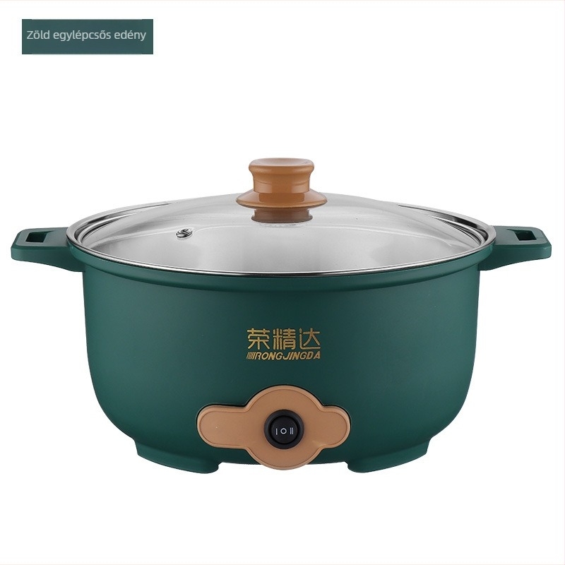 Elektromos hot pot | 800 W | kapacitás 2–3 L | belső tál rozsdamentes acélból | műanyag külső | nyomógombos vezérlés