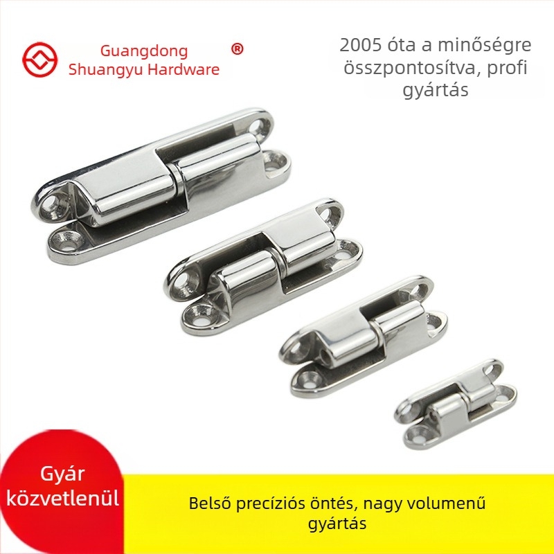 SY 304 rozsdamentes acél leválasztható plug-in pánt, modell HHSV/cl231, polírozott felület, ipari szekrényajtó zsanér