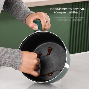 Mini elektromos forrófazék | 800W, 1–2 L kapacitás, Rozsdamentes acél belső edény, 8 cm mélység, Mechanikus vezérlés