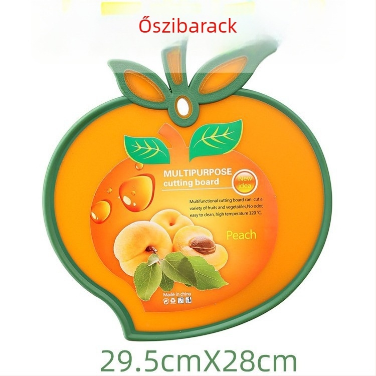 Kétoldalas gyerekeknek szánt vágódeszka gyümölcsökhez és zöldségekhez, műanyagból készült, otthoni használatra, kis bababarát vágódeszka