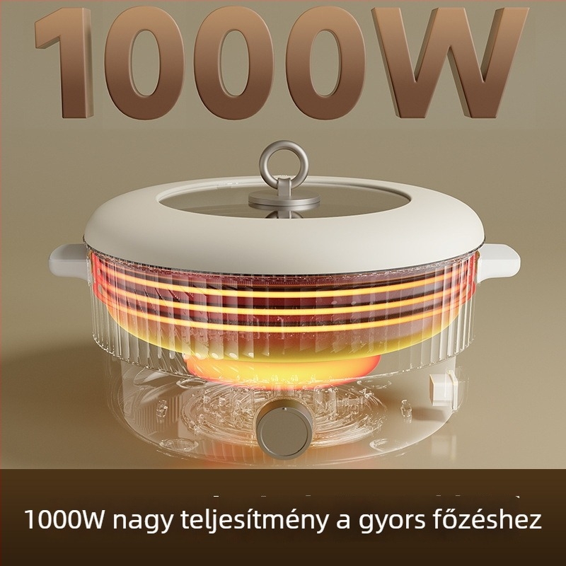 Chigo elektromos forró fazék, 5–6 L, multifunkcionális, kollégiumi és otthoni használatra, mindent egyben