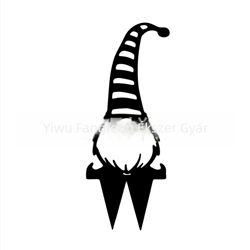 Fém kerti törpe szobor kültéri üdvözlő dekoráció (Anyag: Fém; Stílus: Modern egyszerűség; Ajándék: Ajándéknak alkalmas; Márka: Yue Chan Jewelry)