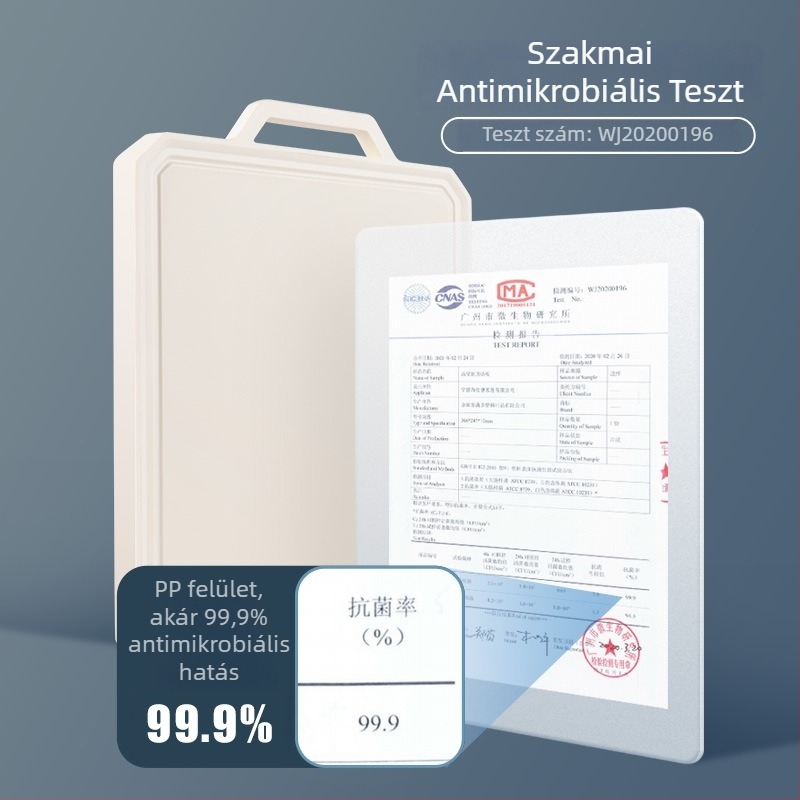 Shuangshihui rozsdamentes acélból készült kompozit vágódeszka, álló kivitel, kétoldalas PE felülettel