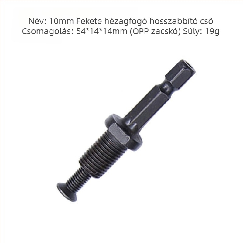 Réz fúrótok-adapter ütvefúróhoz, négyszögletes és kerek szárú