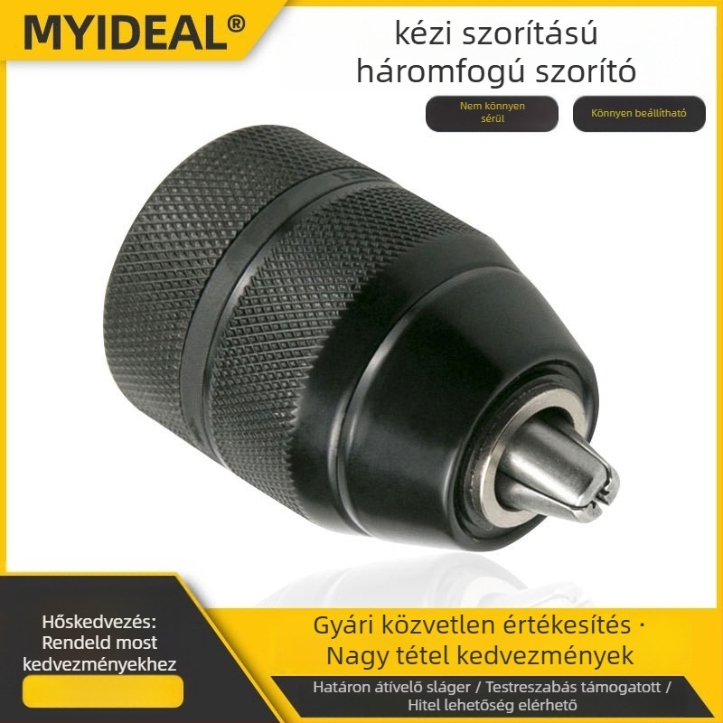Réz fúrótok-adapter ütvefúróhoz, négyszögletes és kerek szárú