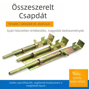 Ajtó pillangózár, cinkötvözet, hegesztett csapszerkezet