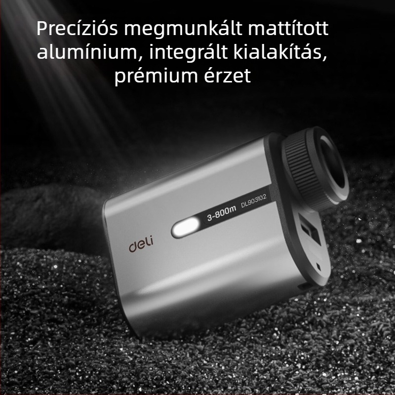 Kültéri lézeres távolságmérő teleszkóppal, 2 az 1-ben, DL903102, hatótávolság 1000 m