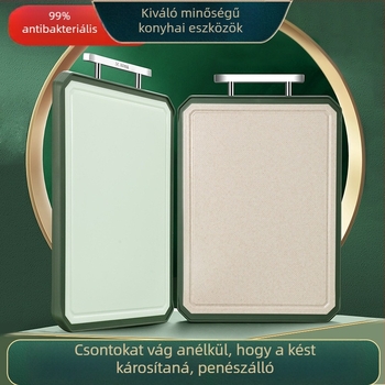 Kettős oldalú rozsdamentes acél vágódeszka, konyhai, multifunkcionális, nordic stílusú