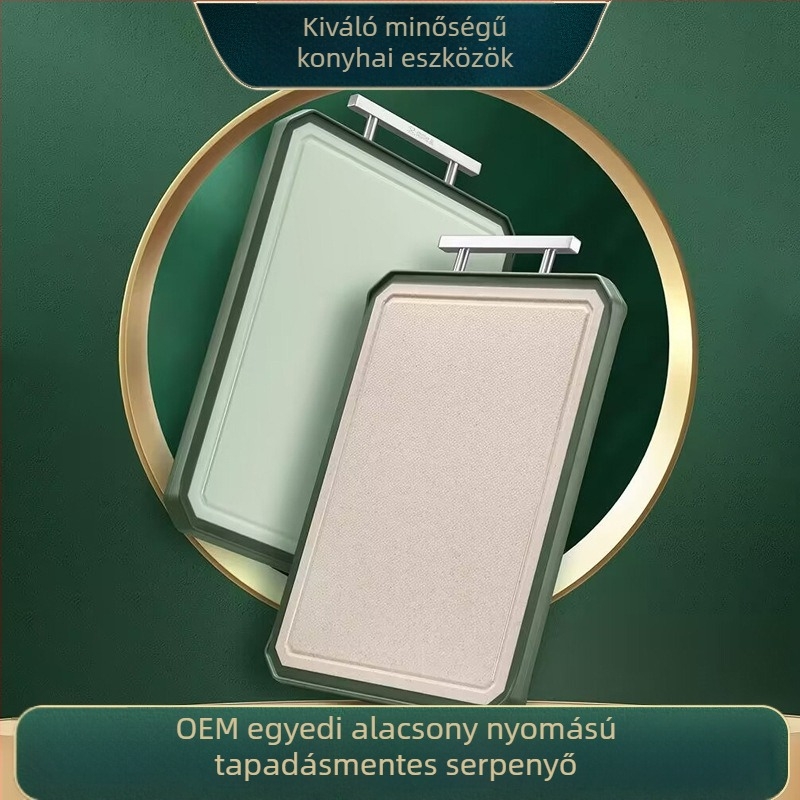 Kettős oldalú rozsdamentes acél vágódeszka, konyhai, multifunkcionális, nordic stílusú