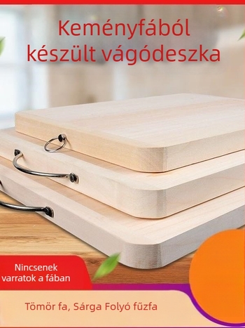 Fűzfa vágódeszka, tömörfa, konyhai használatra