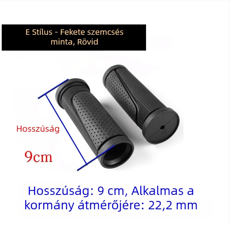 Hegymászó kerékpár kormányvédő borítások (hosszú és rövid) – gumi, csúszásmentes, összecsukható, kényelmes