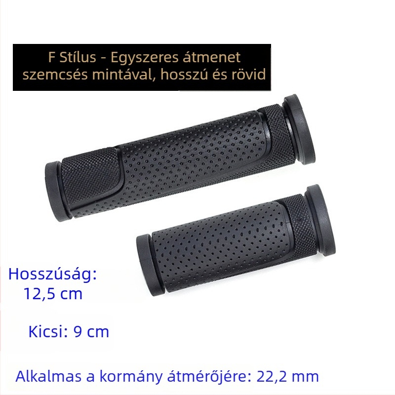 Hegymászó kerékpár kormányvédő borítások (hosszú és rövid) – gumi, csúszásmentes, összecsukható, kényelmes
