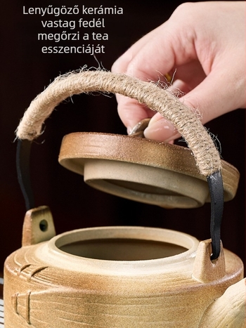 Kerámia teázó készlet SK280 — hordozható, szigetelt, tárolható, 3–5 fő részére