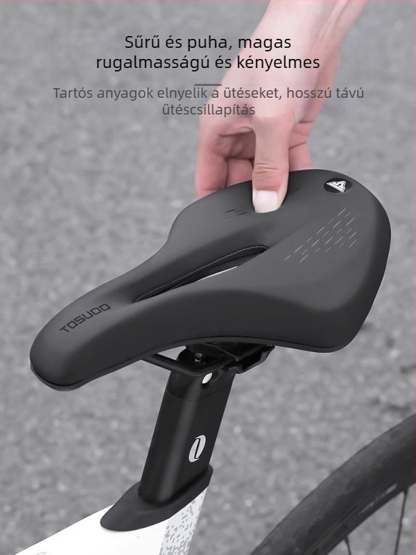 Captain Tas kerékpárnyereg – bőr és magas sűrűségű hab, lélegző, ütéscsillapító, uniszex