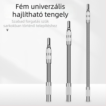 Lichang univerzális hajlékony tengely forgócsuklóval, ötvözet, csavarhúzóhoz és fúróhoz