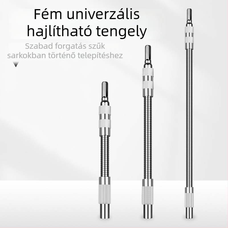 Lichang univerzális hajlékony tengely forgócsuklóval, ötvözet, csavarhúzóhoz és fúróhoz