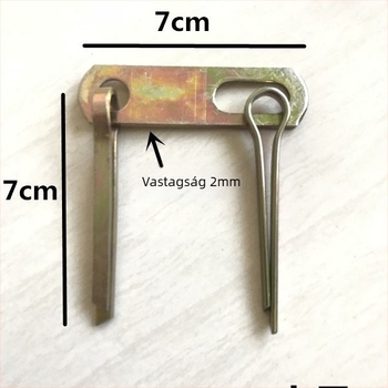 Fa ajtóhoz szánt pillangózár, vasból, modell: Egyéb