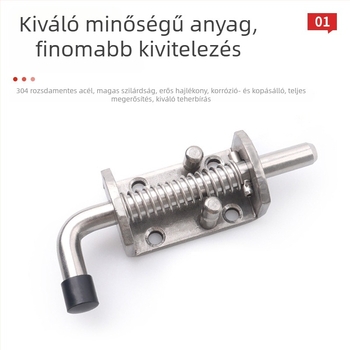 Jinteng 304 rozsdamentes acél, nehéz terhelésű ajtózár ajtókhoz, ablakokhoz és szekrényekhez