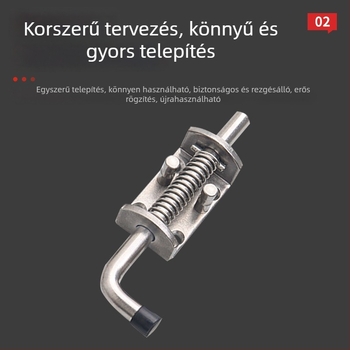 Jinteng 304 rozsdamentes acél, nehéz terhelésű ajtózár ajtókhoz, ablakokhoz és szekrényekhez