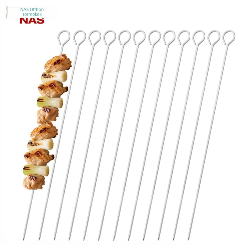 Rozsdamentes acél BBQ villák és nyársak, újrahasználhatóak, N.a.s magánmárka, modern stílus