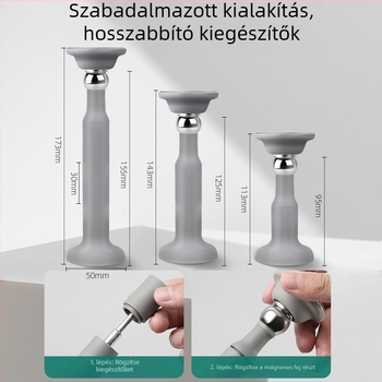 Mary mágneses ajtófogó – szilikon, falra szerelve, modell 025, modern egyszerű stílus