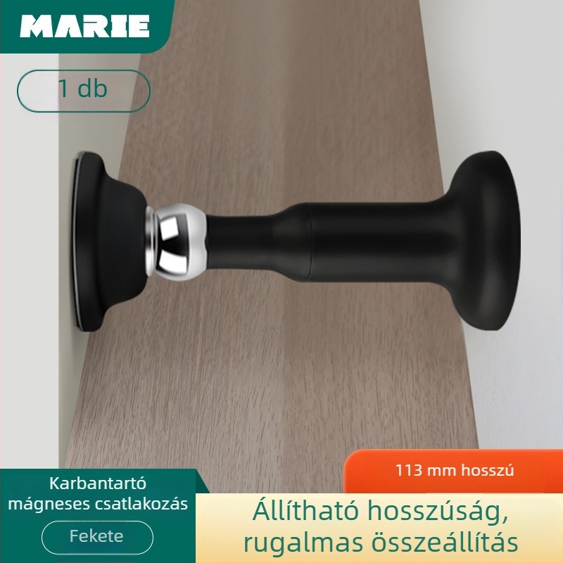 Mary mágneses ajtófogó – szilikon, falra szerelve, modell 025, modern egyszerű stílus
