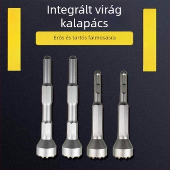 Hengyao Tools Elektromos kalapácsfej hexagonális négyszögletes fogantyúval, ötvözött integrált betonhoz