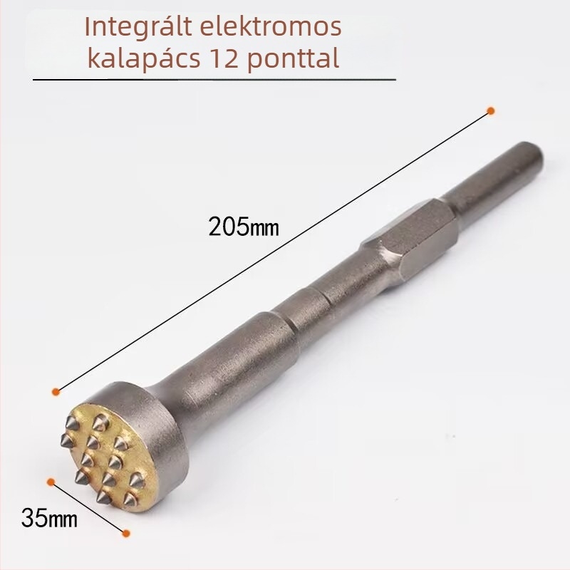 Hengyao Tools Elektromos kalapácsfej hexagonális négyszögletes fogantyúval, ötvözött integrált betonhoz