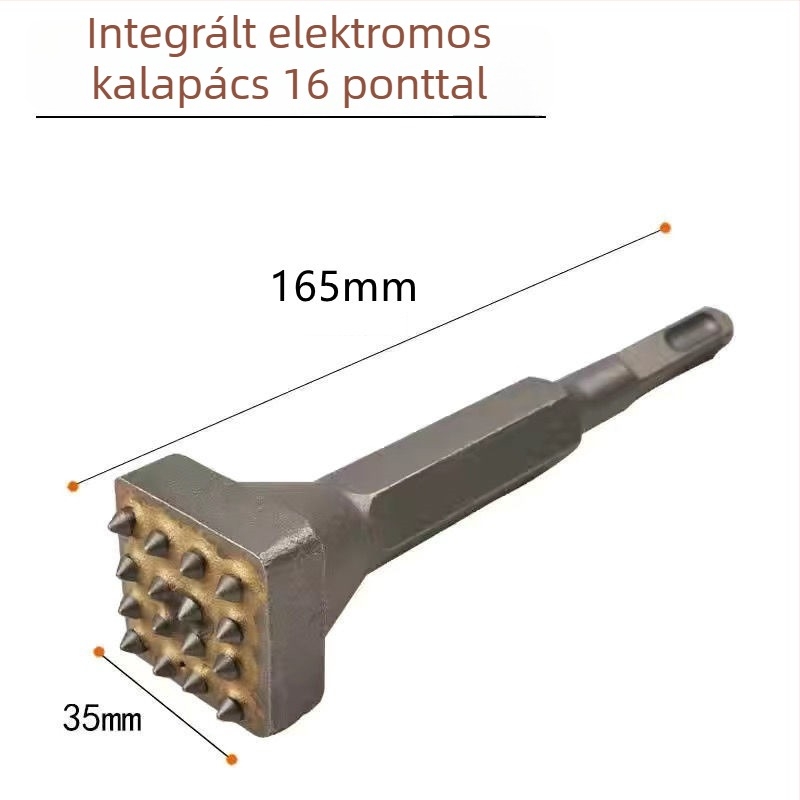 Hengyao Tools Elektromos kalapácsfej hexagonális négyszögletes fogantyúval, ötvözött integrált betonhoz