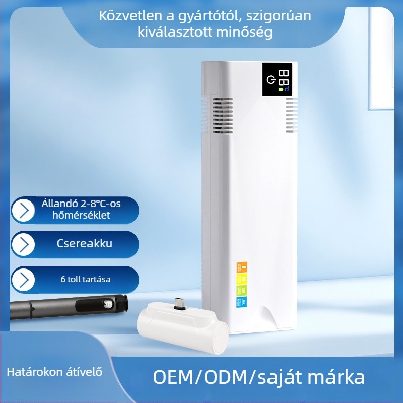 Félvezetős autós hűtő, kapacitás legfeljebb 5 L, tömeg 1 kg, 12 W, 5 V, 0–18 °C