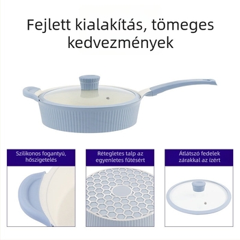 Serpenyő tapadásmentes bevonattal (Alumínium; Nyugati stílus; Általános tűzhelyhez kompatibilis)
