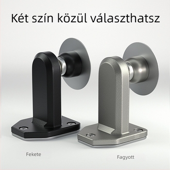 Ajtó mágneses záróelem, modell 960-L, rozsdamentes acél, felszín feletti telepítés, padlóhoz rögzítés, kézi működtetés