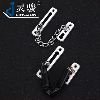 Ajtózár lánc – rozsdamentes acélból, felület drótos húzott, modell Safety Chain 2