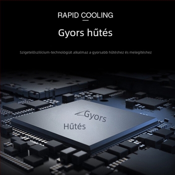 Félvezető autóhűtő, hordozható, 5 L, 12V, 15W, 2–18°C, ABS műanyag