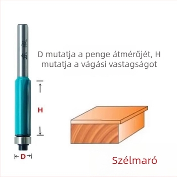 Dongcheng faipari marófej — ötvözött kettős élezésű egyenes pengéjű kés, hornyázó kés, gravírozó fej