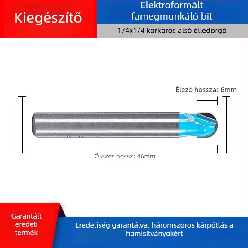 Dongcheng faipari marófej — ötvözött kettős élezésű egyenes pengéjű kés, hornyázó kés, gravírozó fej