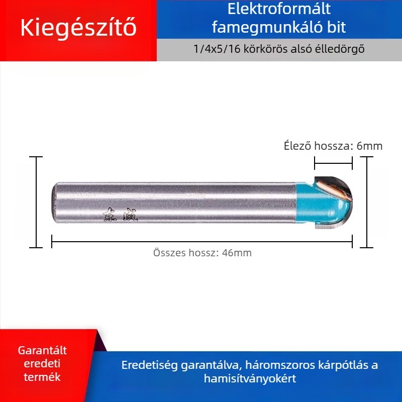 Dongcheng faipari marófej — ötvözött kettős élezésű egyenes pengéjű kés, hornyázó kés, gravírozó fej