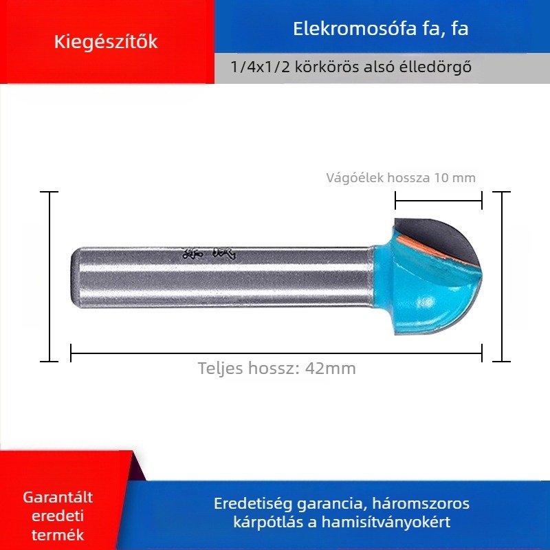 Dongcheng faipari marófej — ötvözött kettős élezésű egyenes pengéjű kés, hornyázó kés, gravírozó fej
