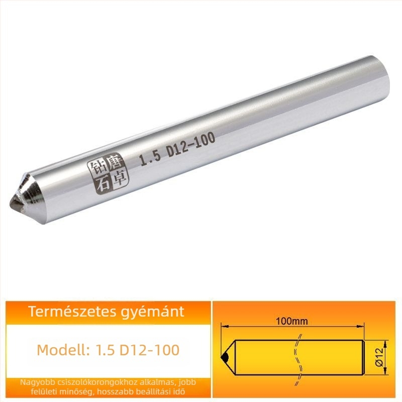 Tang zhuo diamond gyémánt javító toll csiszolókerékhez - modell ST101080, elektroplattálásos bevonat, kerámiamegmunkáláshoz