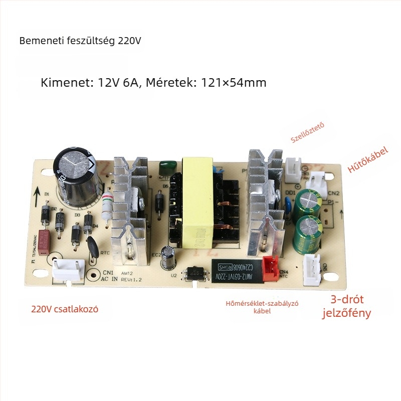 Ivóvíz rendszerekhez készült hűtőmodul jégkamrával, elektronikus hűtővel, víztisztító vonallal és teabár-hűtőegységgel
