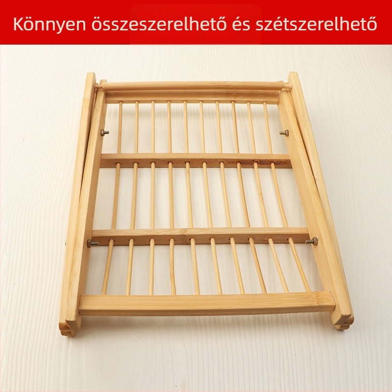 Bambusz tálaló állvány Hot Pot oldalételekhez — szabálytalan forma, minimalista stílus, új kínai stílus