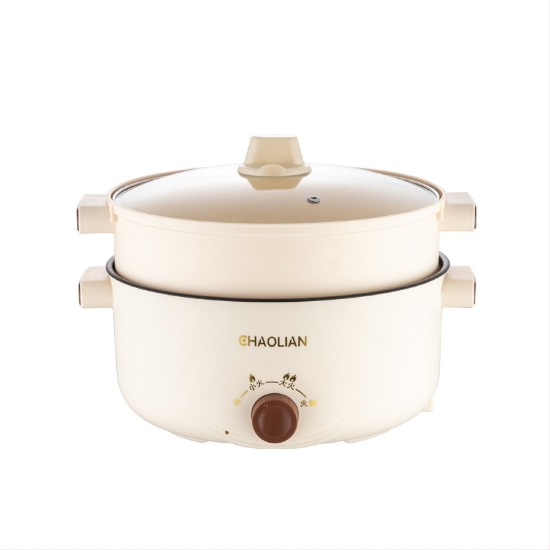 Többcélú tapadásmentes edény knob control – párolás, főzés és hot pot, 801-1000W, 3-4 személyre