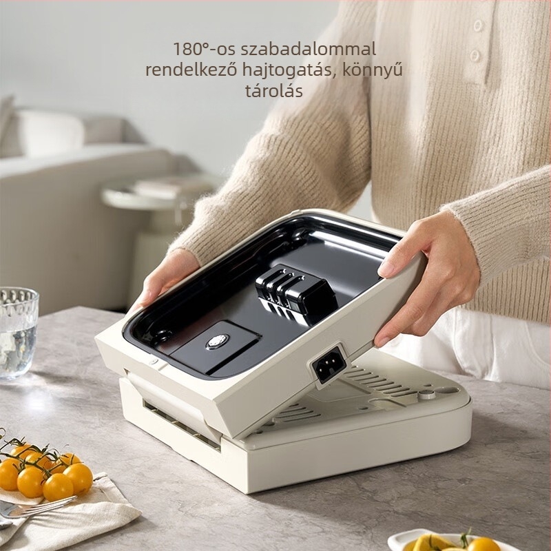 Bear elektromos forró fazék osztott kialakítással, 6 L+ kapacitás, 800 W alatt, mechanikus vezérlés