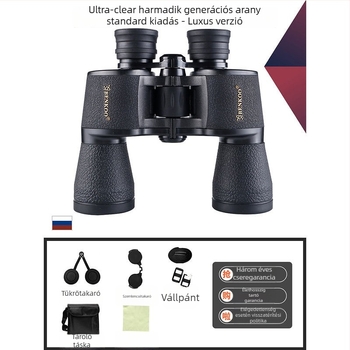 Binokulár 26x50 (Ultra HD felbontás, látómező 168 ft/1000 yd, kilépő pupilla 7.8 mm, szemkímélő távolság 23 mm)