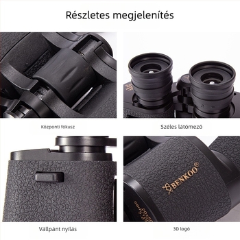 Binokulár 26x50 (Ultra HD felbontás, látómező 168 ft/1000 yd, kilépő pupilla 7.8 mm, szemkímélő távolság 23 mm)