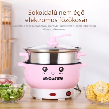 Elektromos főzőedény sokfunkciós gőzölésre és főzésre; belső kerámia edény; 3–4 személyes kapacitás; teljesítmény 800W alatt; mechanikus vezérlés.